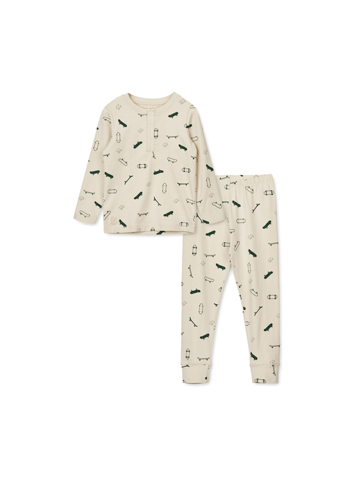 Wilhelm cotton pyjamas set skate sandy