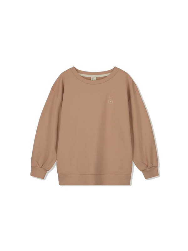 Dropped shoulder sweater biscuit