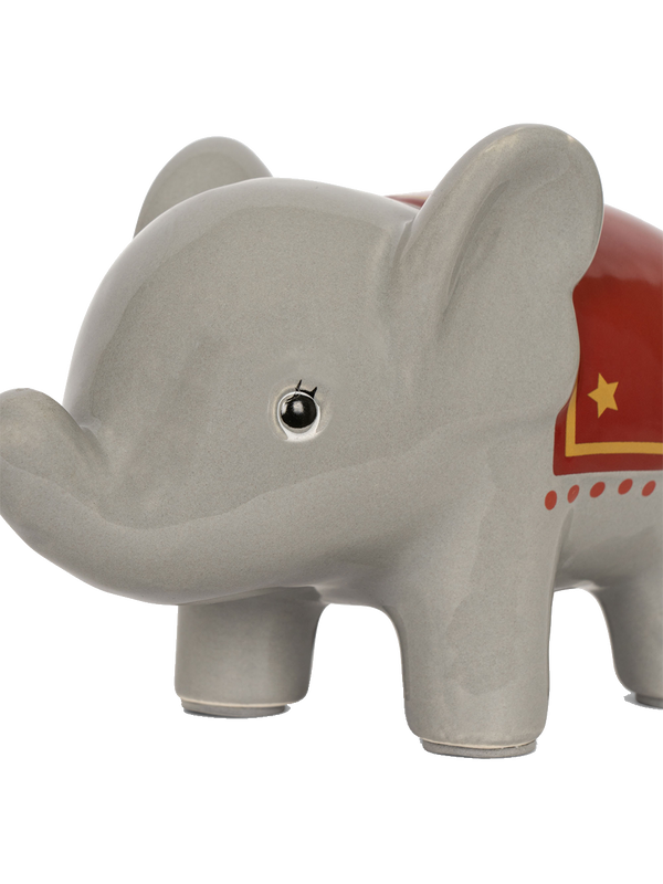 Ceramic money bank elephant