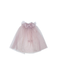 Tulle cape dusty violet