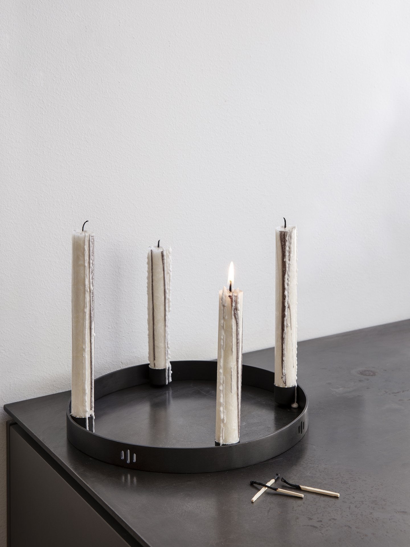 set di due candele da tavolo Duo Candle