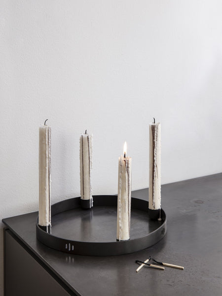 set of two Duo Candle table candles