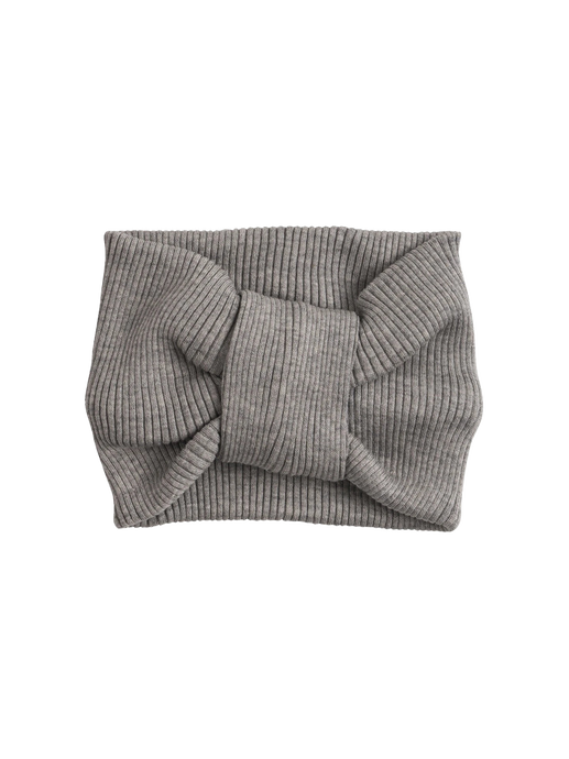 elastic band made of cotton and silk Bi 0-6 years grey melange