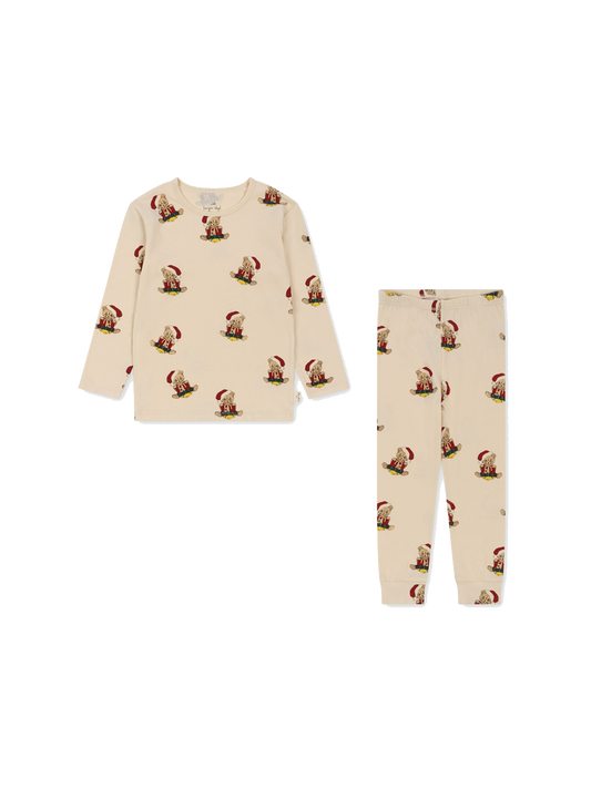 Conjunto pijama navideño blusa y pantalón 