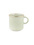 tazza in ceramica fatta a mano con doratura sage