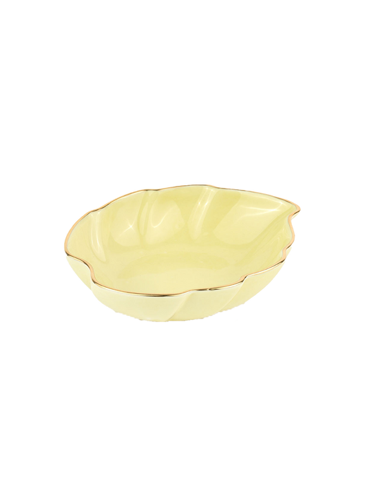 handcrafted ceramic bowl Leaf