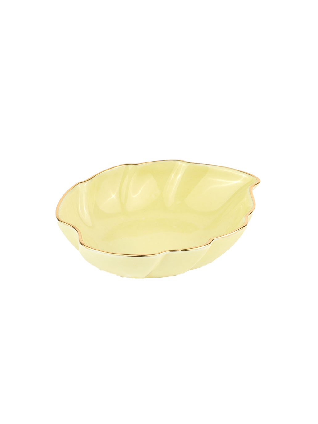 handcrafted ceramic bowl Leaf