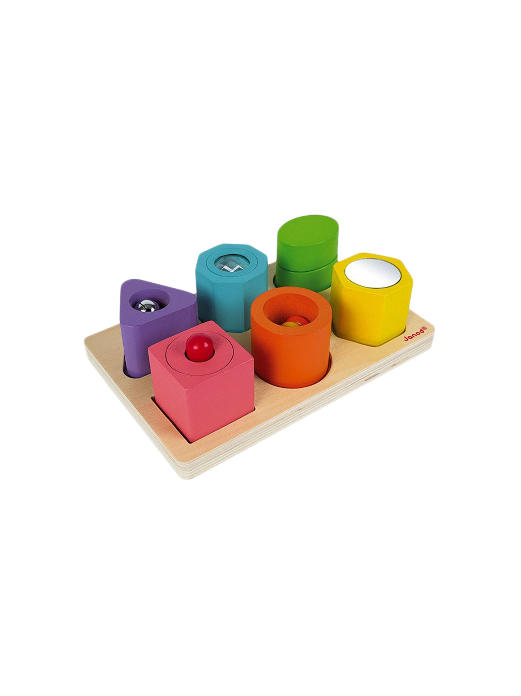 wooden sensory puzzle Shapes and sounds