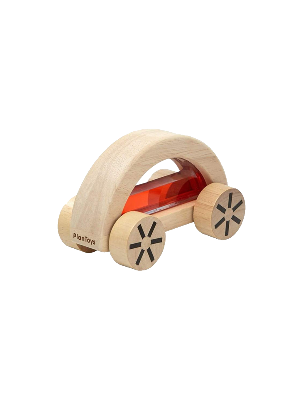 wooden car with liquid