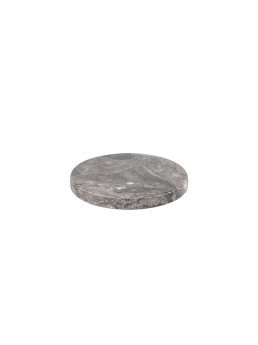 round marble base grigio verace