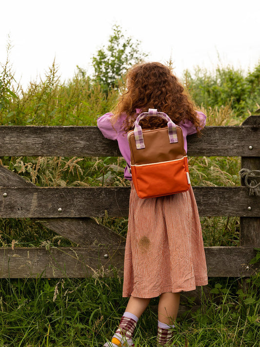 Colourblocking children's backpack