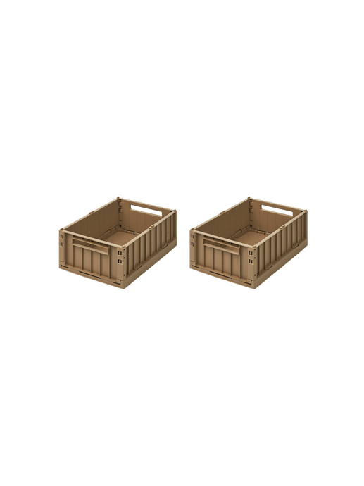 2-pack of modular boxes oat